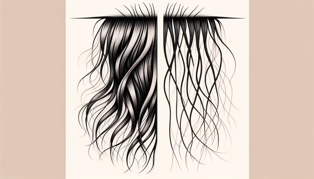 Différences entre chute et casse des cheveux
